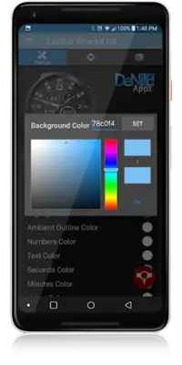 Leather ShockR HD Watch Face android App screenshot 11