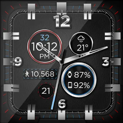 Leather ShockR HD Watch Face android App screenshot 5