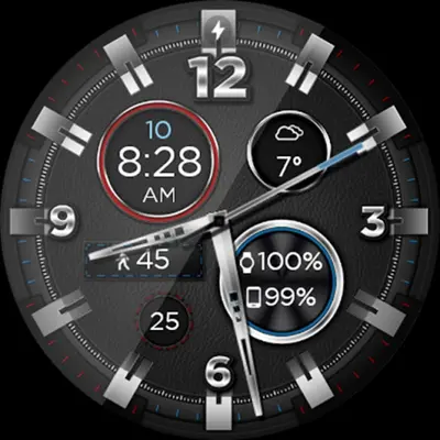 Leather ShockR HD Watch Face android App screenshot 6